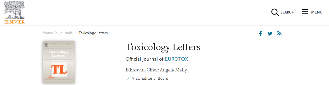 Toxicology Letters投稿要求